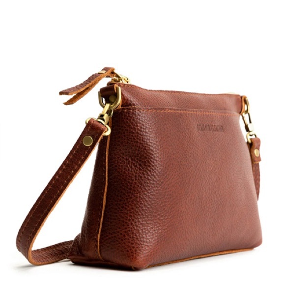 Portland Leather Brown Crossbody Bag - Picture 4 of 4